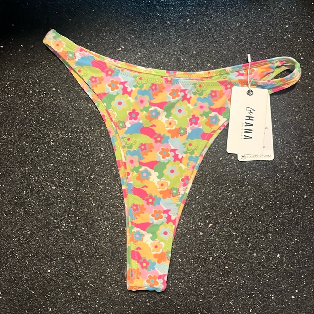 BNWT la HANA Swim Bikini Bottom Size M